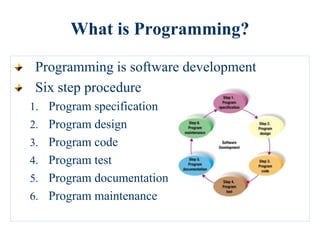 PROGRAMMING AND LANGUAGES | PPT | Programming Languages | Computing