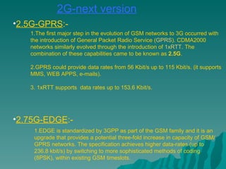 Generations of mobile | PPT