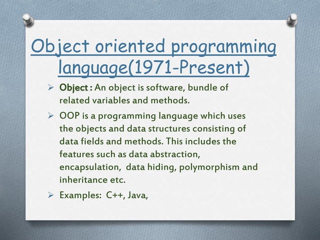 generation of programming language | PPT