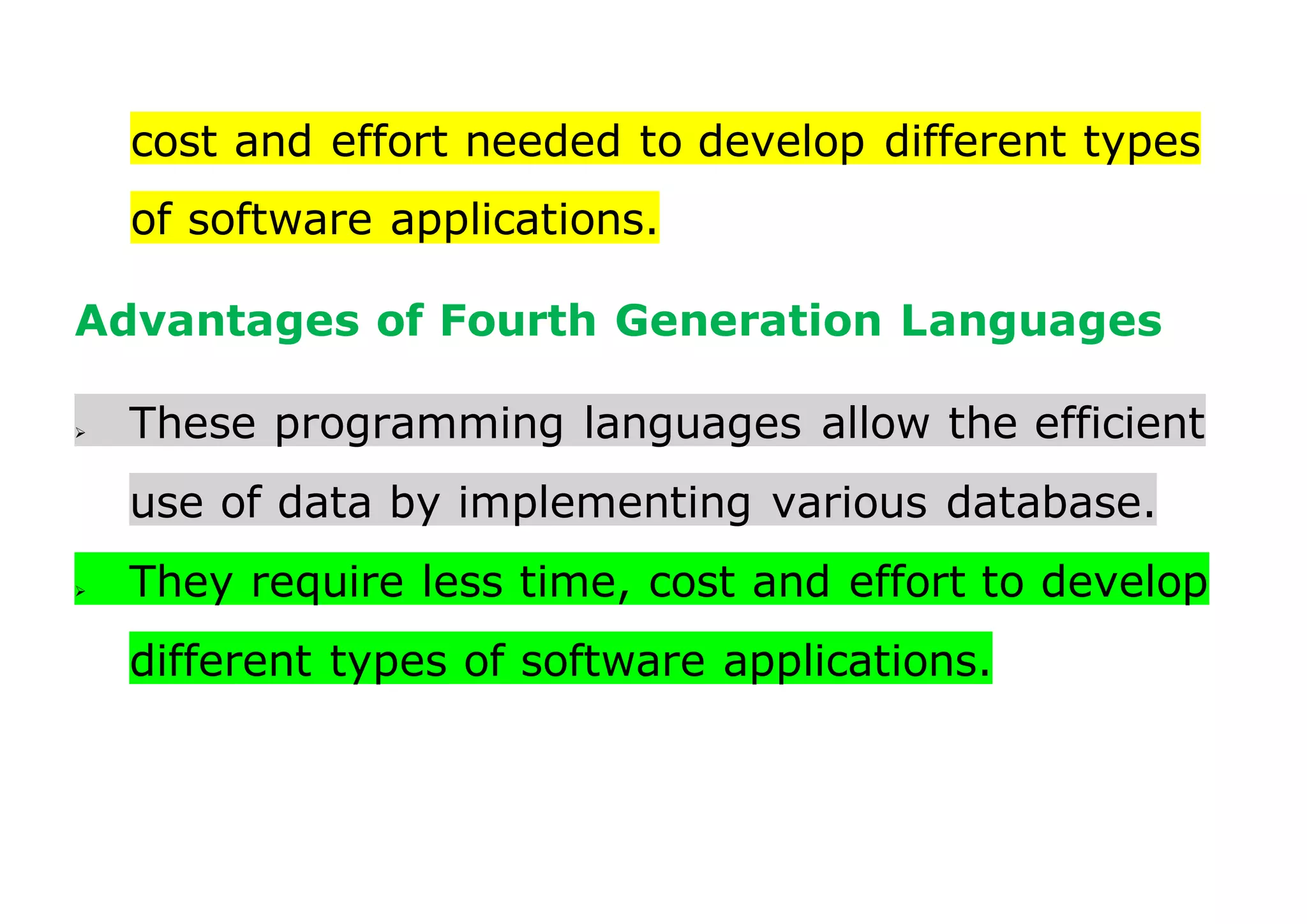 Generations of programming language | DOCX