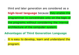 Generations of programming language | PPT