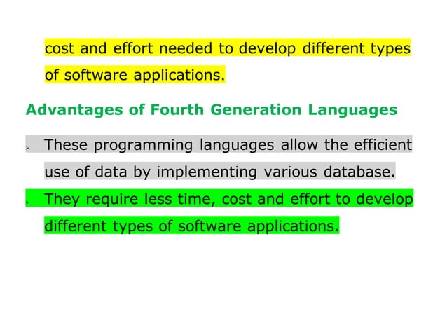 Generations of programming language | DOCX