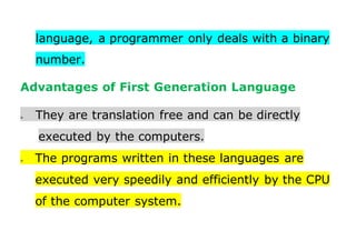 Generations of programming language | PPT