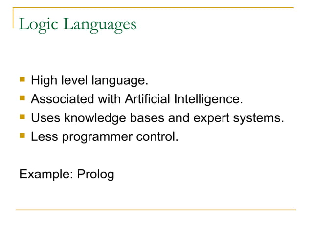 Generations Of Programming Languages | PPT