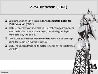 Edge 2g Generations of Telecommunication | PPTX