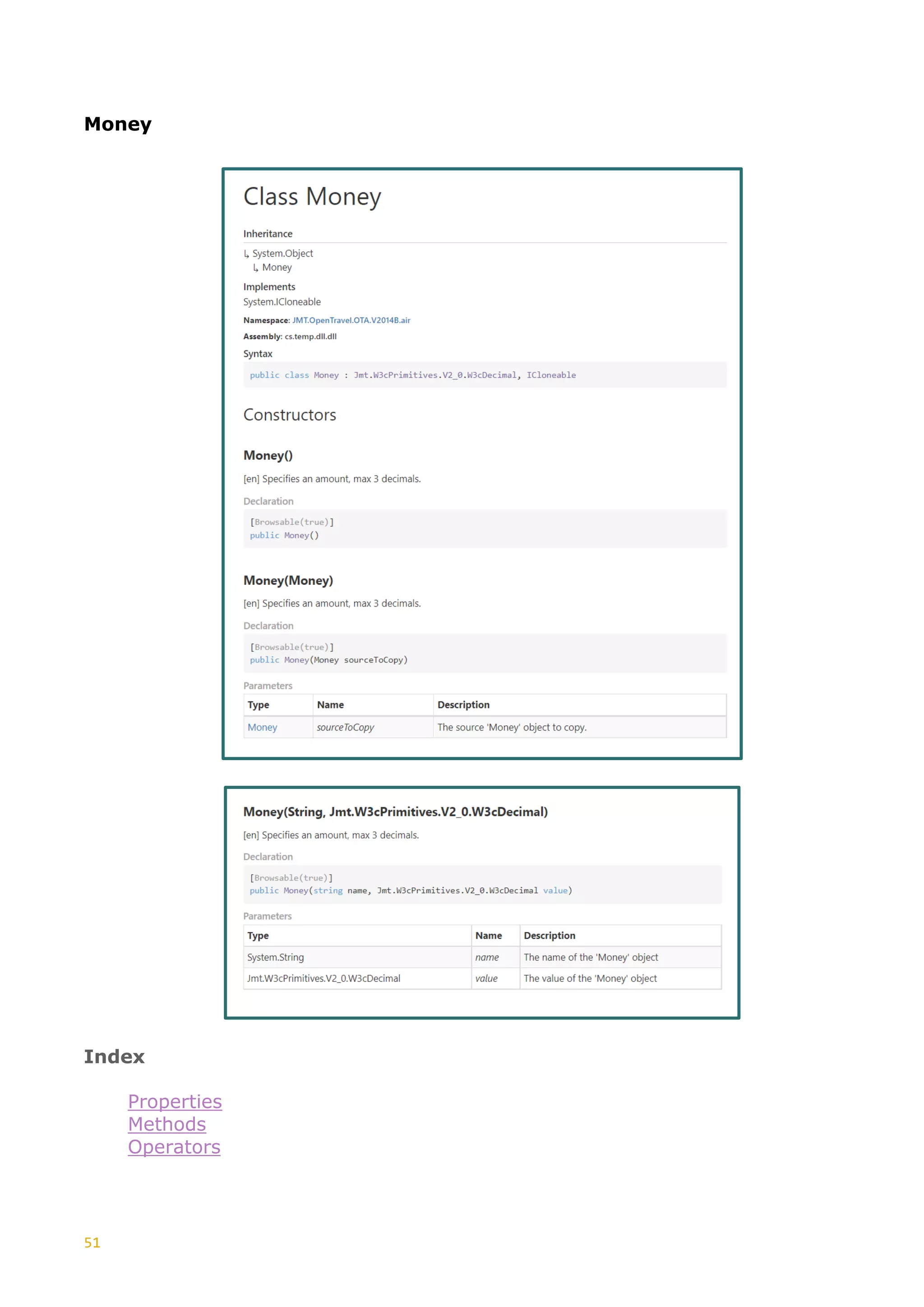 51
Money
Index
Properties
Methods
Operators
 