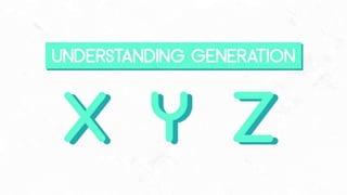 Understanding Generation xyz