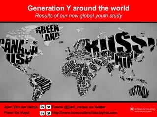Generation Y around the World: global youth research by InSites Consulting