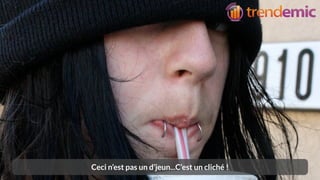 «Notre jeunesse est mal élevée ! 
Elle se moque de l’autorité et n’a aucune espèce de 
respect pour les anciens. 
NON !!! Gros cliché des familles ! 
Nos enfants d’aujourd’hui ne se lèvent pas quand un 
vieillard entre dans une pièce. 
Ils répondent à leurs parents et bavardent au lieu de 
travailler. 
Ils ont de mauvaises manières, se moquent de l’autorité 
et n’ont aucun respect pour l’âge. À notre époque, les 
enfants sont des tyrans» 
Socrate (470-399 av J.C) 
 