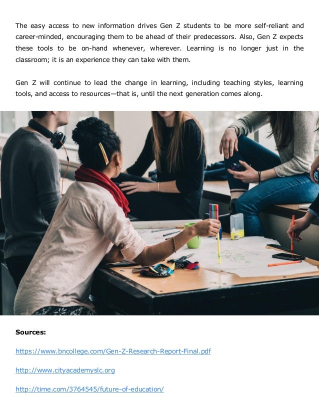 Generation Z is Changing Education