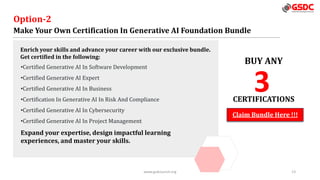 Generative AI Foundation Certification: Building Core Skills for the AI ...