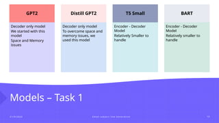 Gpt2 2 Decoder Generative-AI-EmailSubjectLineGeneration.pptx