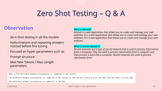 Zero Sample Testing Generative-AI-EmailSubjectLineGeneration.pptx