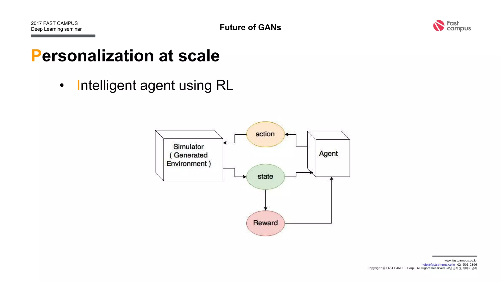 Text generation
• Maddison et al, The concrete distribution : A continous
relaxation of discrete random variables, 2016
• Kusner et al, GANs for sequences of discrete elements with the
Gumbel-softmax distribution, 2016
Application of GANs
 