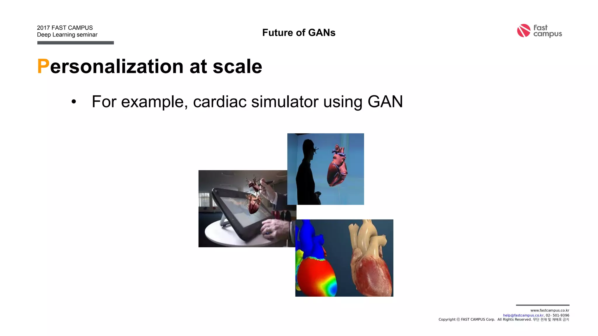 Text generation
• Zhang et al, Generating text via Adversarial Training, 2016
Application of GANs
 