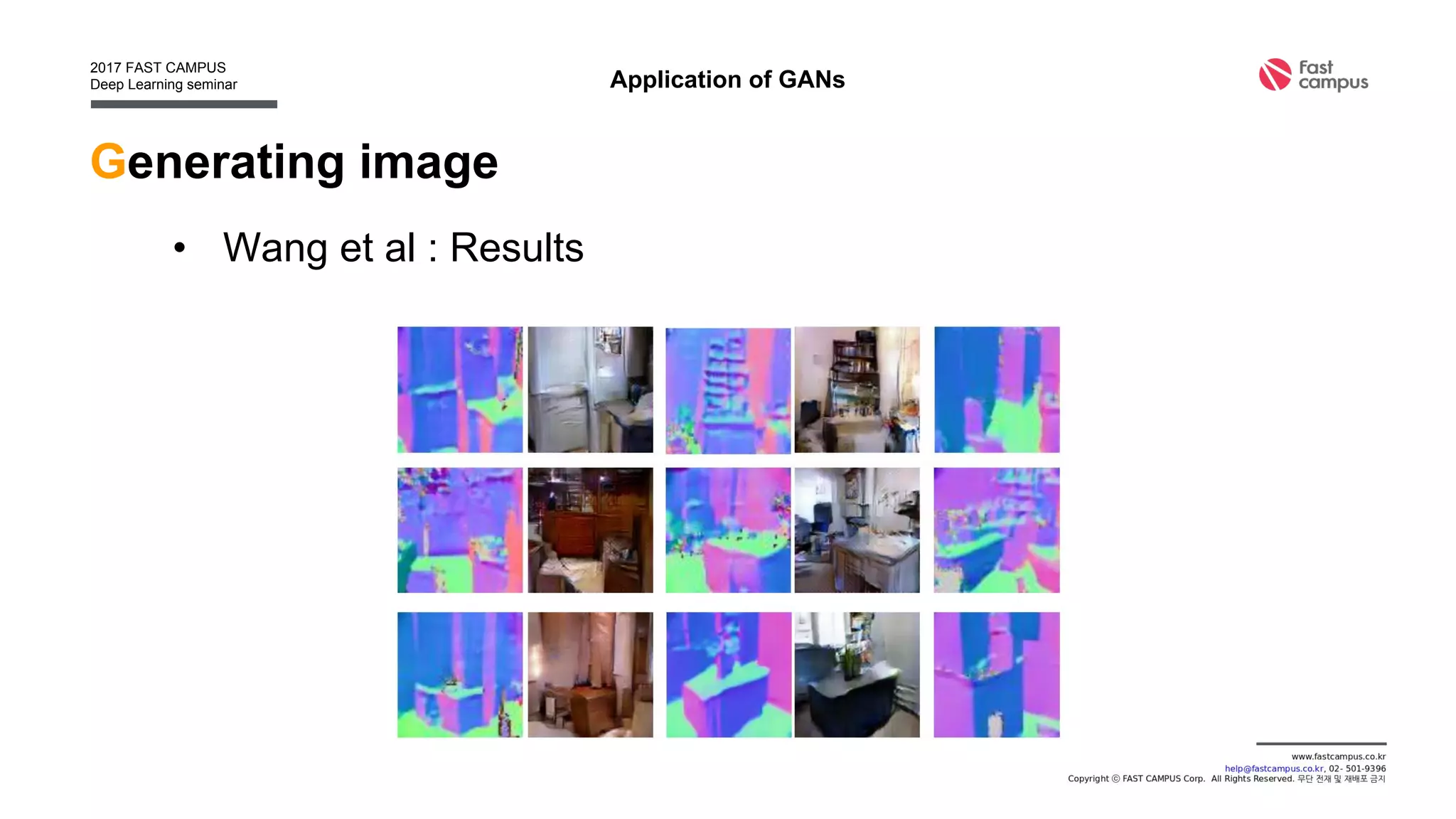 WGAN
• Results
Variants of GANs
 