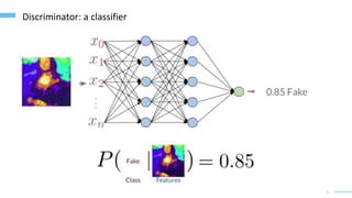 4
Discriminator: a classifier
 