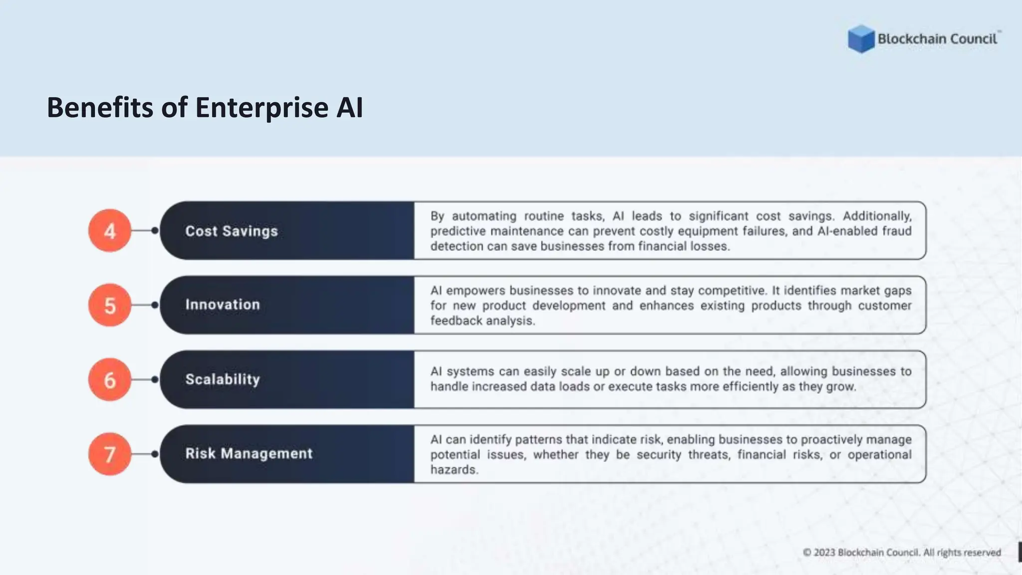Benefits of Enterprise AI
 