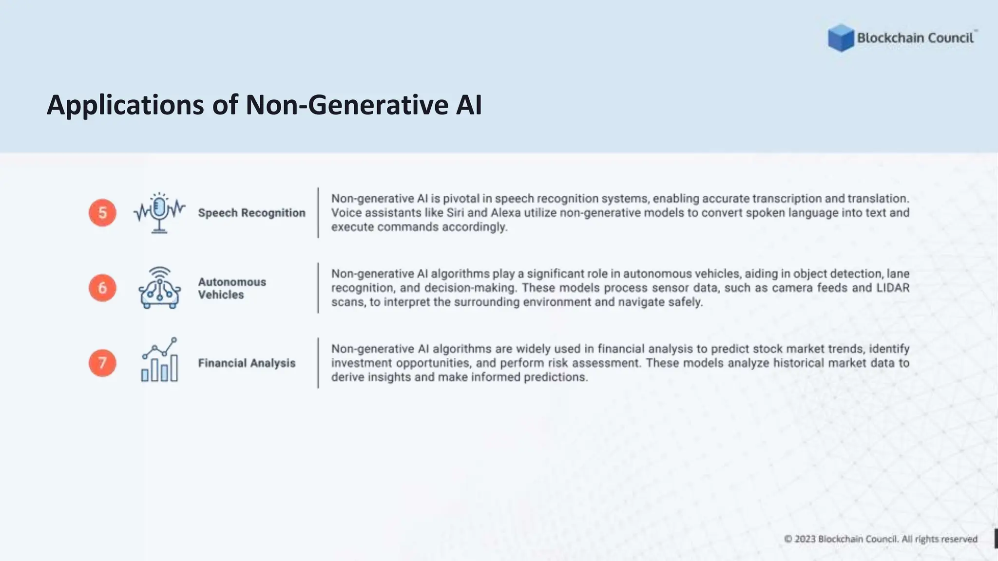 Applications of Non-Generative AI
 