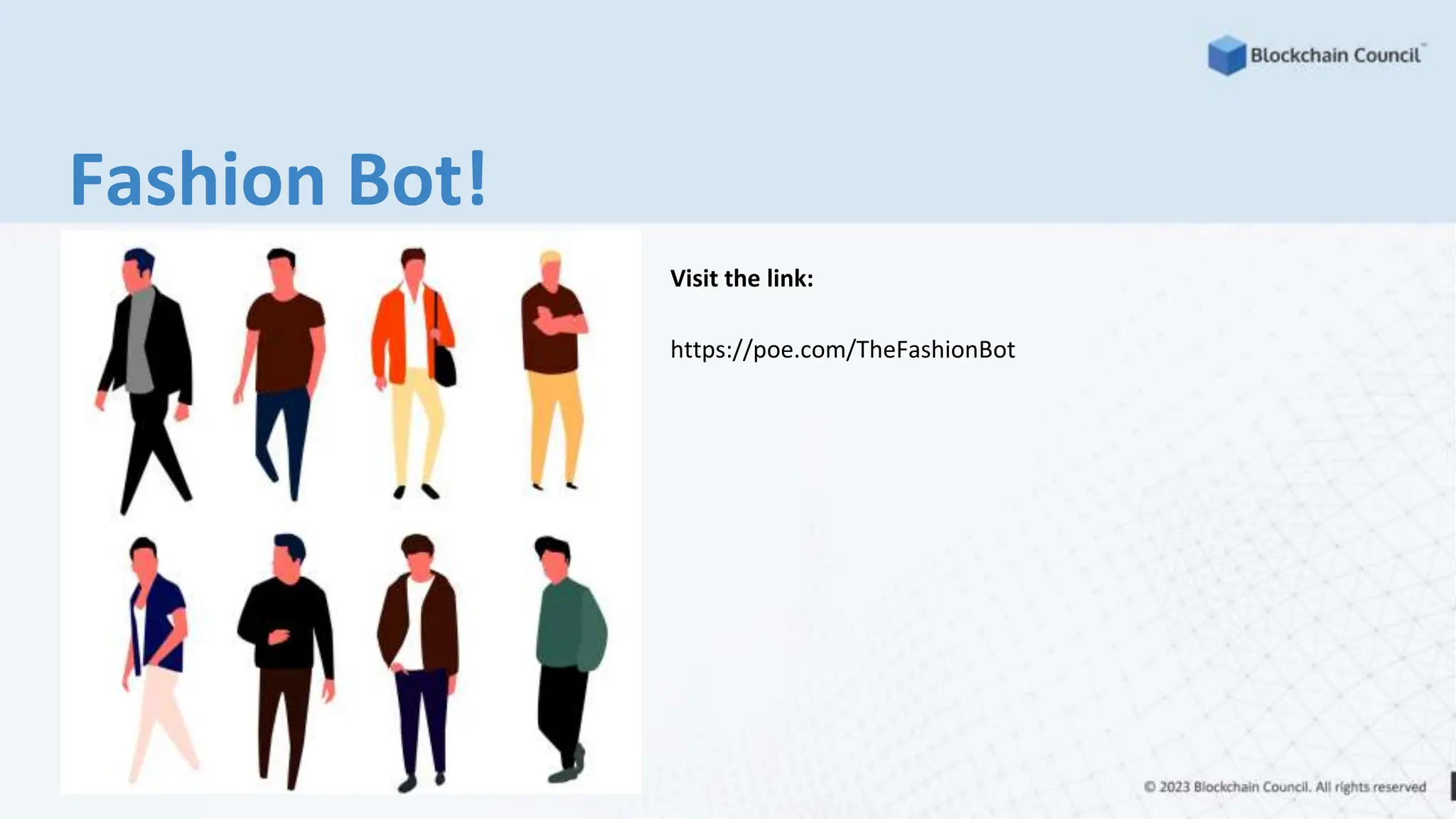 Fashion Bot!
Visit the link:
https://poe.com/TheFashionBot
 