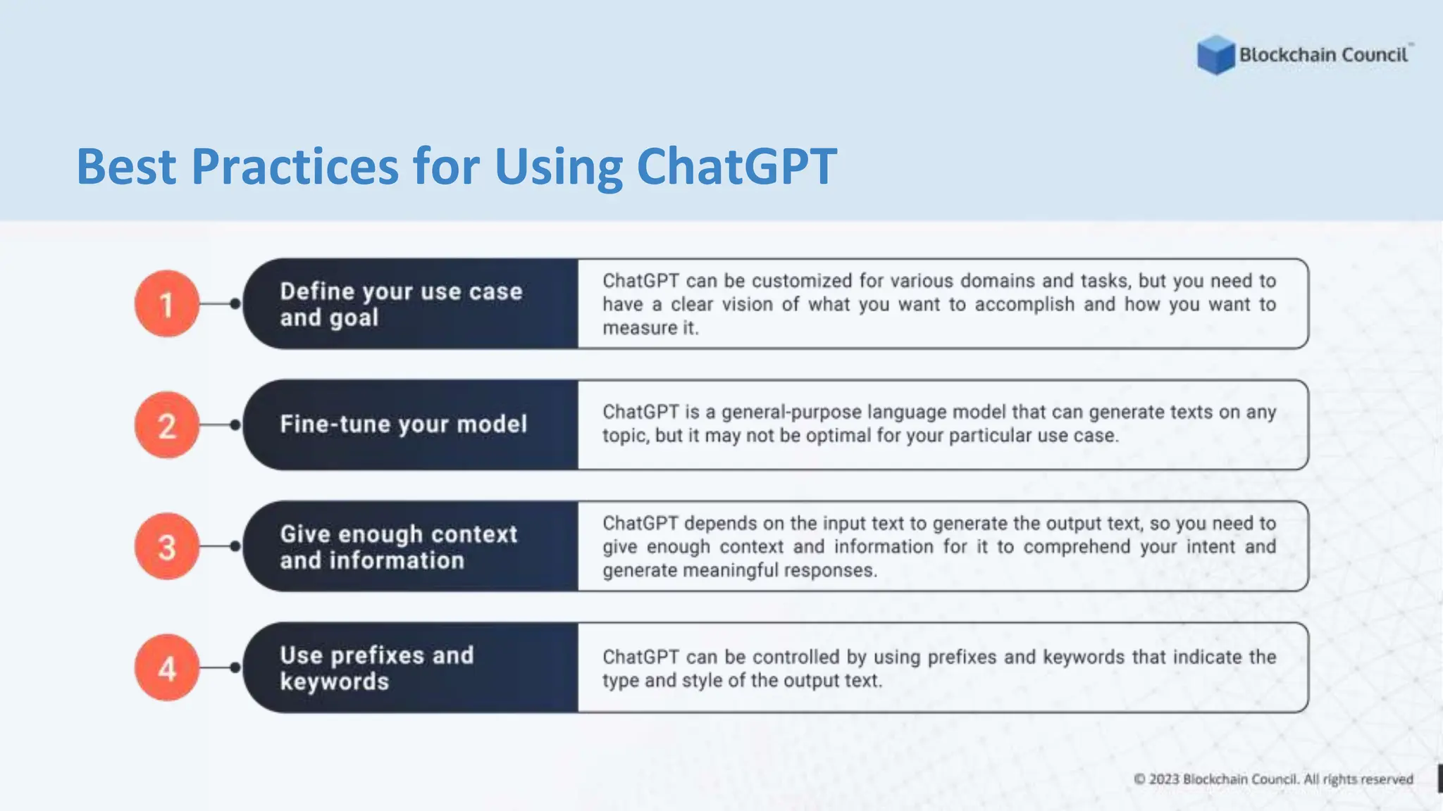 Best Practices for Using ChatGPT
 