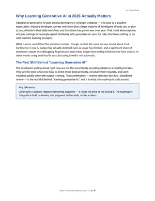 How to Learn Generative AI in 2026: A Complete Developer Roadmap Guide ...