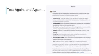 Test Again, and Again…
 