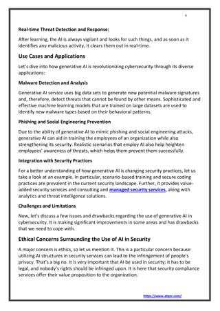 Generative AI Cybersecurity Solutions Shaping the Future of Cyber ...