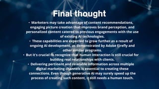 Generative AI in Digital Marketing | PPTX