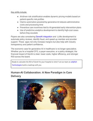 Generative AI in Healthcare: Benefits, Use Cases & Challenges | PDF