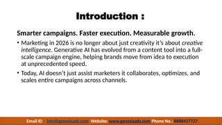 Generative AI in Marketing: Revolutionizing Content Creation and ...