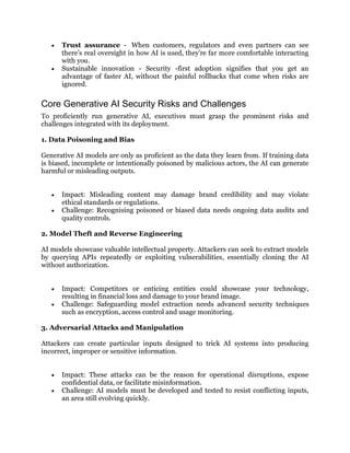 Generative AI Security Essentials: A Boardroom Guide for Decision ...