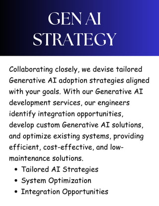 Generative AI Services | NextGen Invent USA | PDF