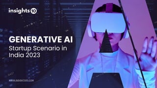 Generative AI Startup Scenario in India 2023