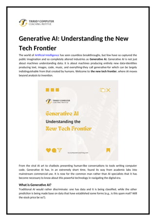 Generative AI Understanding the New Tech Frontier.doc