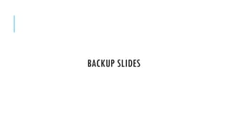 BACKUP SLIDES
 