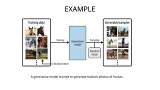 GENERATIVE MODELLING, Generative and Explanable AI | PPTX