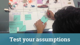 Test your assumptions
 