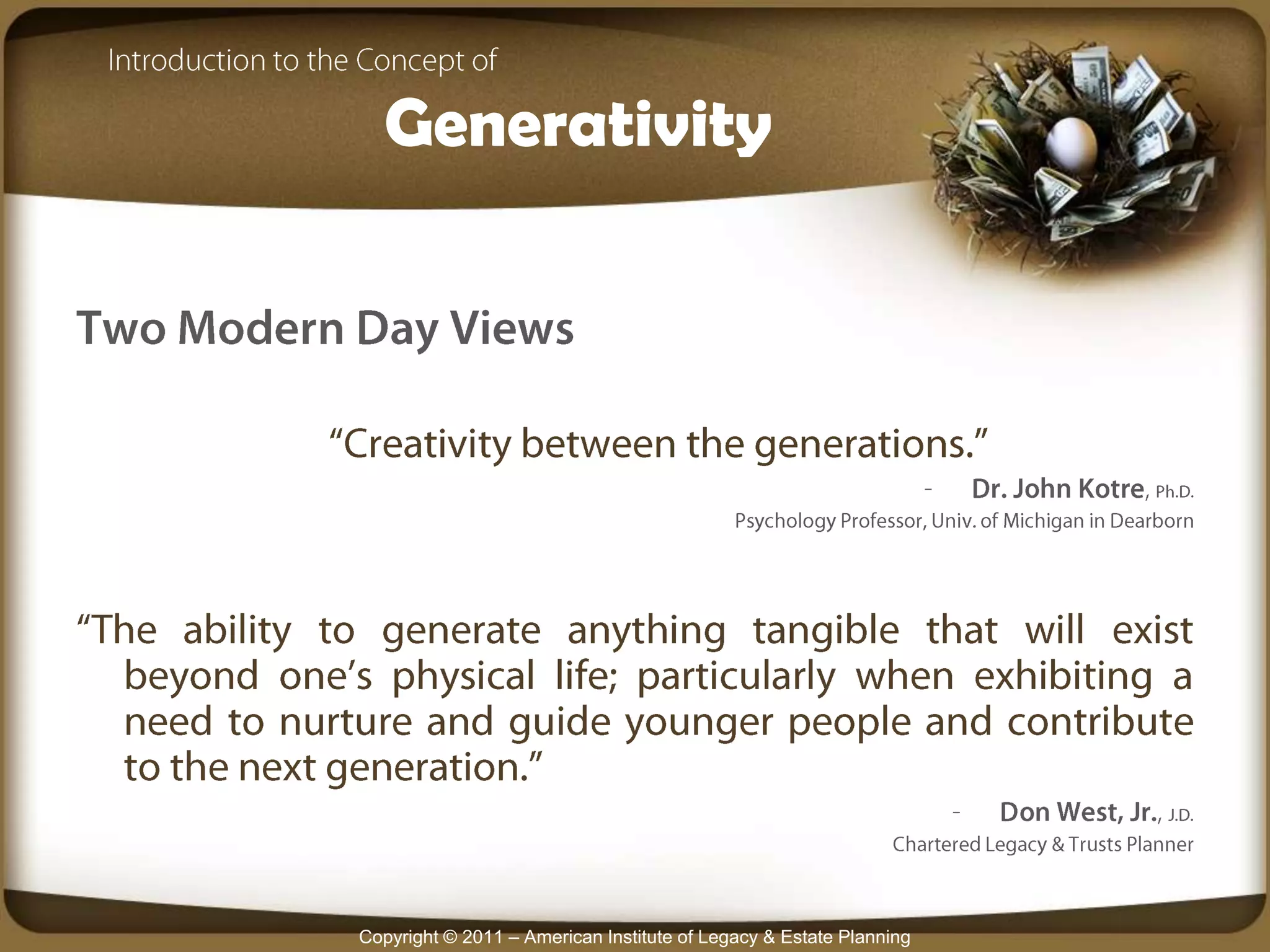 Understanding Generativity | PPTX