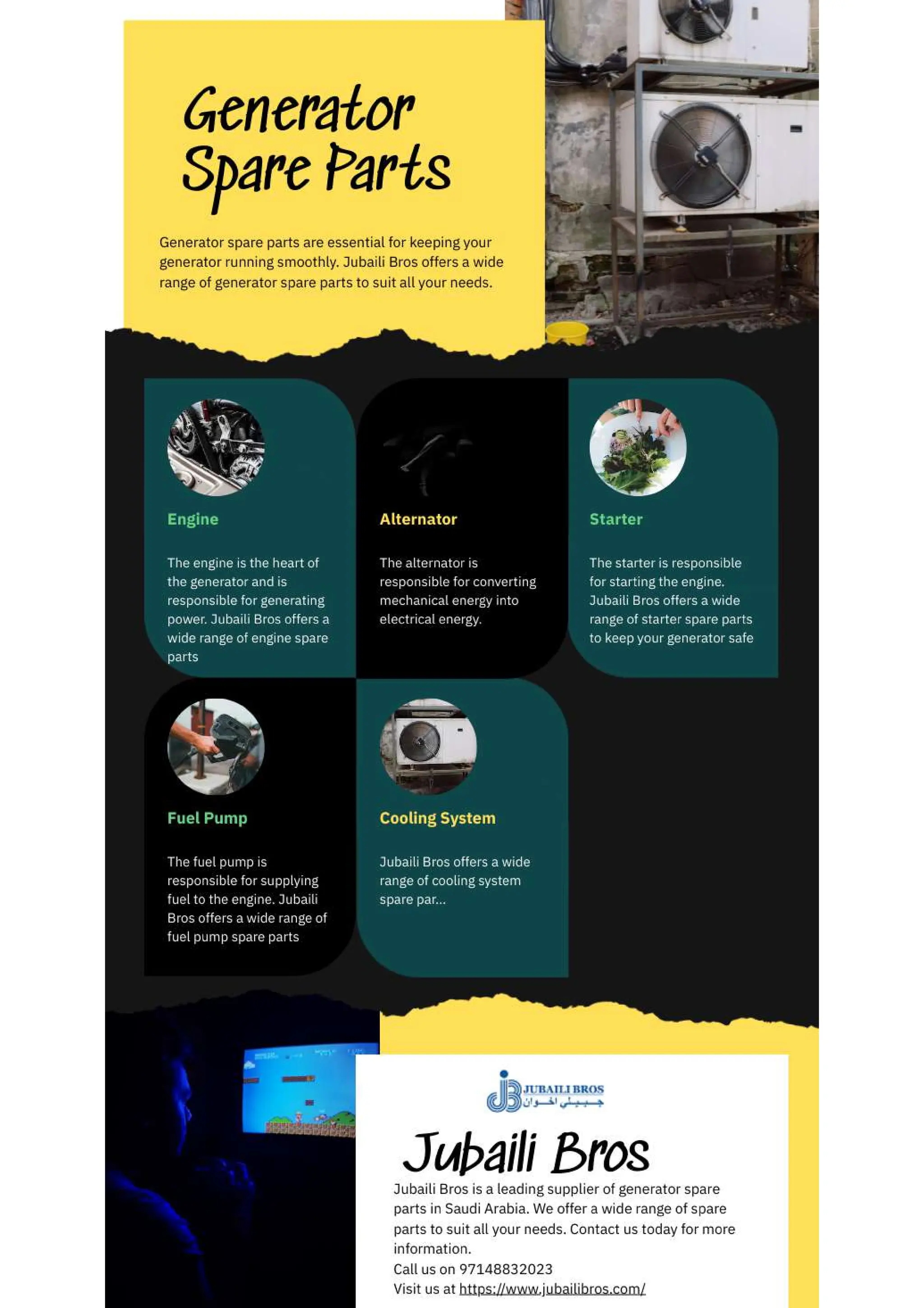 Generator Spare Parts Saudi Arabia Jubaili Bros PDF