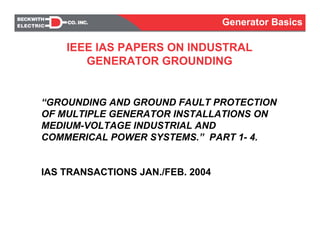 Generator basic concepts | PDF