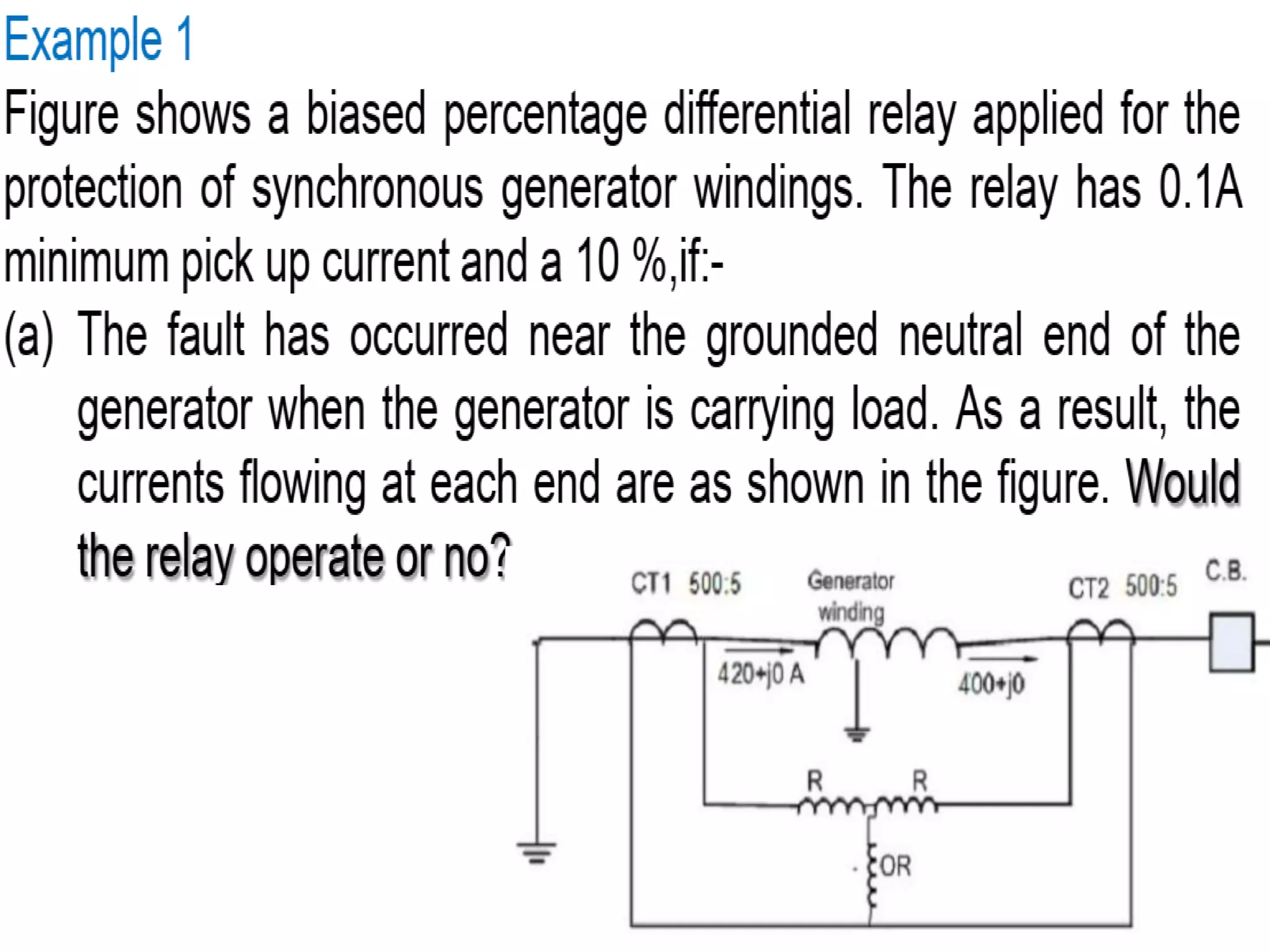 Generator protection  LEC 2