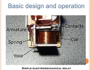 Simple electromechanical relay
 