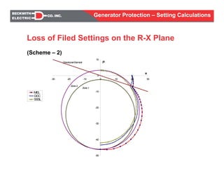 Generator Protection Settings Generator protection calculations settings | PDF