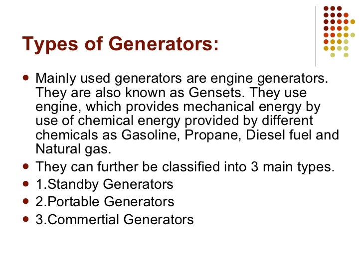 Generators