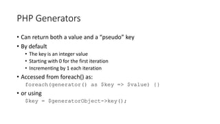 Electrify your code with PHP Generators | PPTX