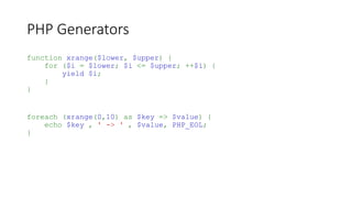 Electrify your code with PHP Generators | PPTX