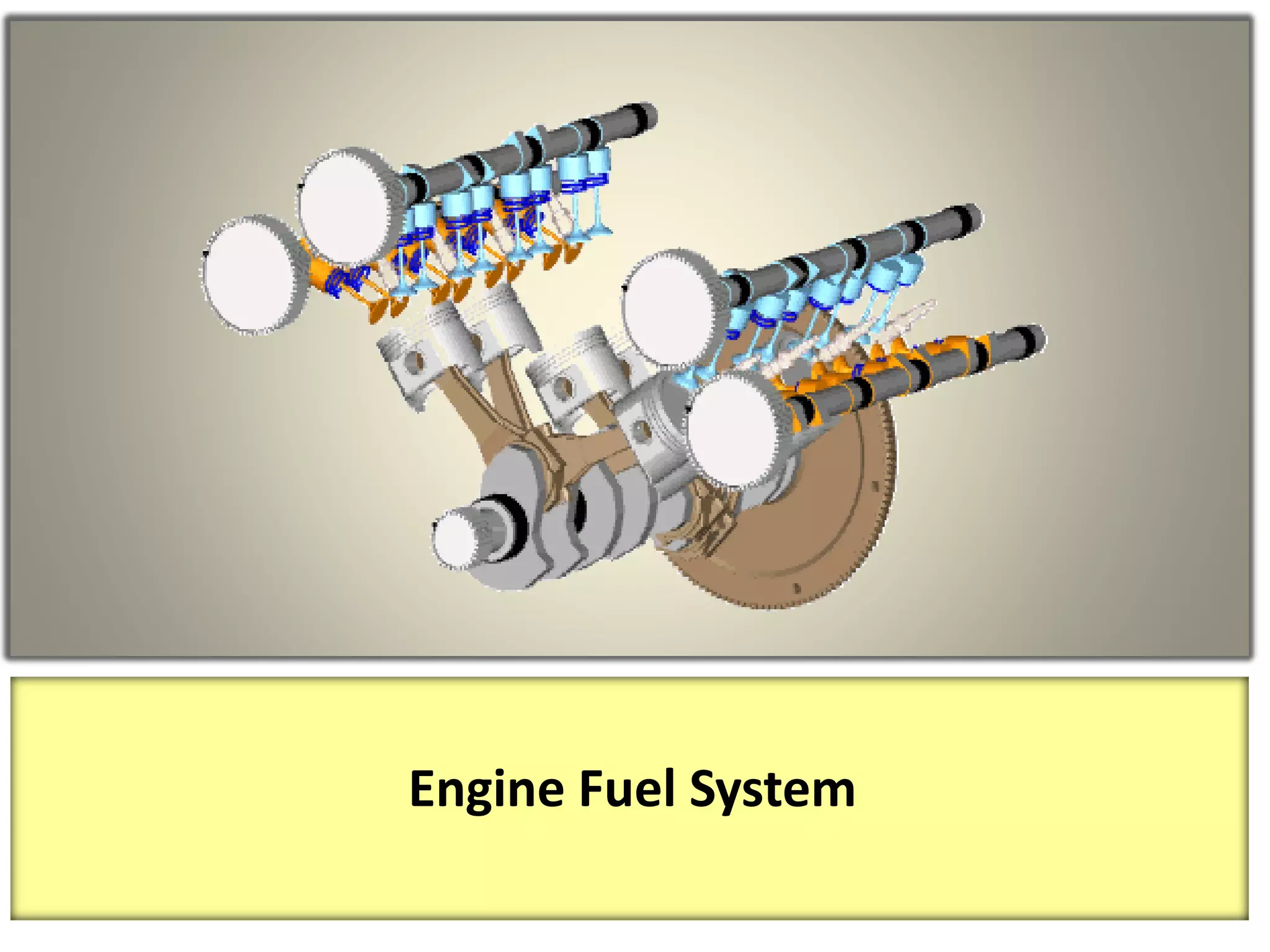 Generator Set Operation and MaintenanceTraining
Safety and Accident
Prevention
Engine Fuel System
 