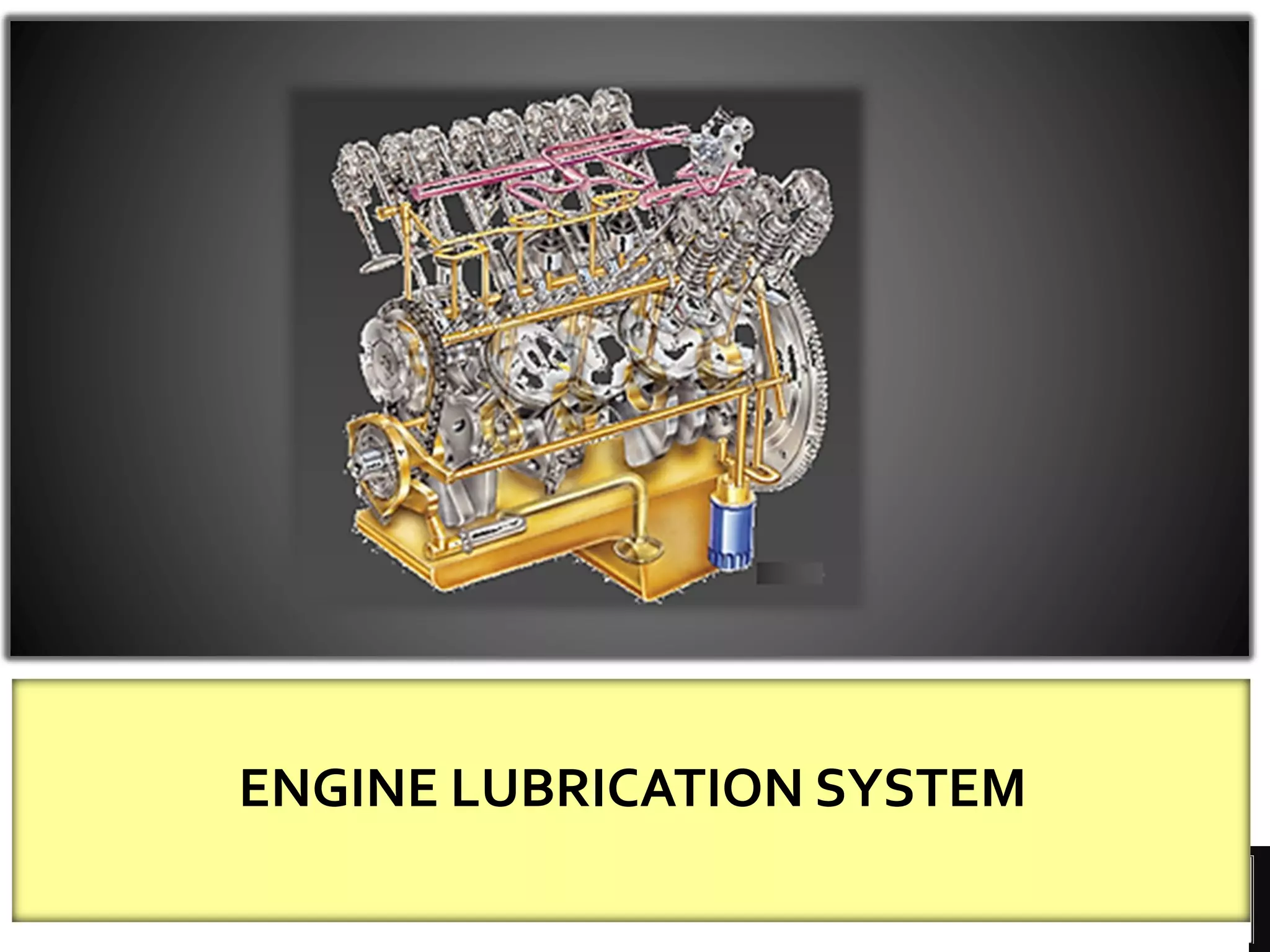 Generator Set Operation and MaintenanceTraining
Safety and Accident
Prevention
ENGINE LUBRICATION SYSTEM
 