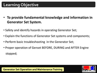 Generator Set Operation and Maintenance Training .pdf